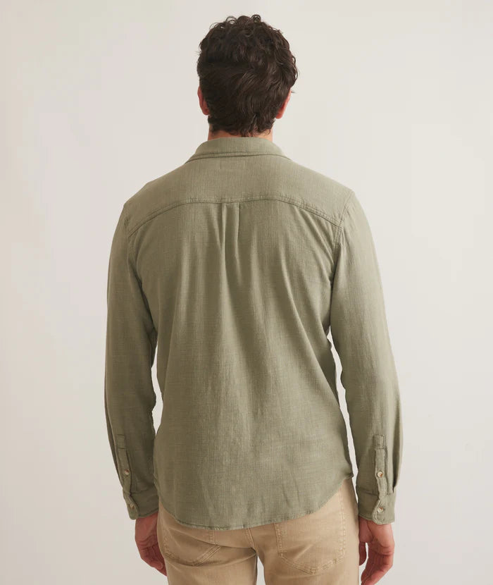 LS Classic Stretch Selvage Shirt - Vetiver