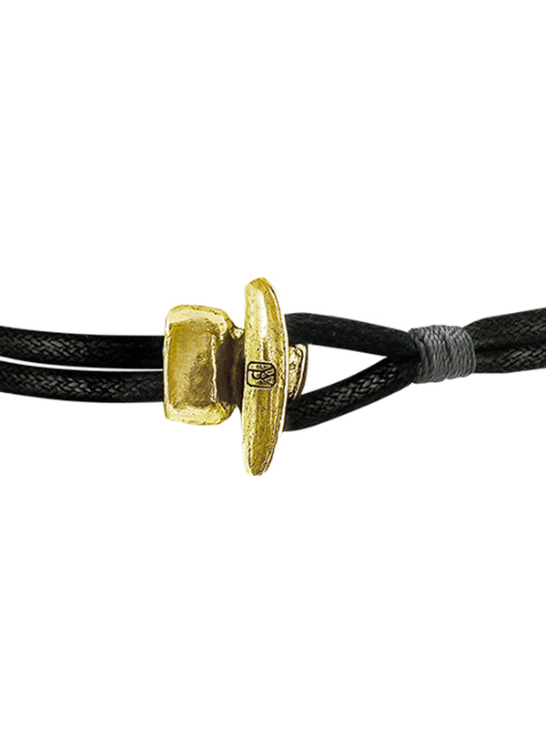 2 Strand Cleat Bracelet -Brass