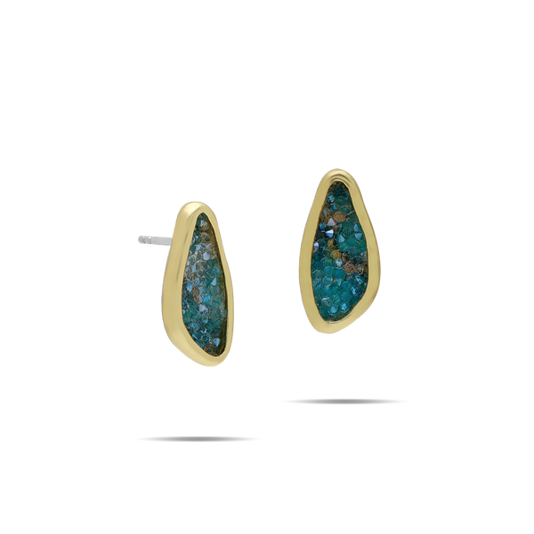 Kristal Chroma Dream Traveler Stud Earring - Blue Sky