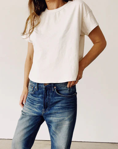 The Boxy Tee  - Natural