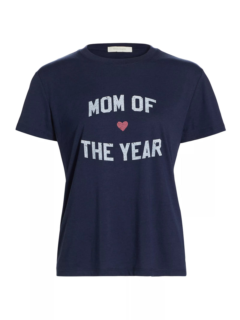 Mom of The Year Tee - Navy