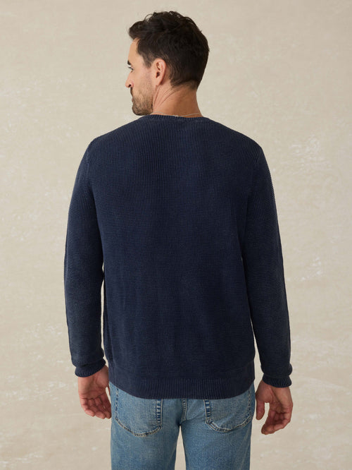 Sunwashed Crewneck Sweater - Blue Nights