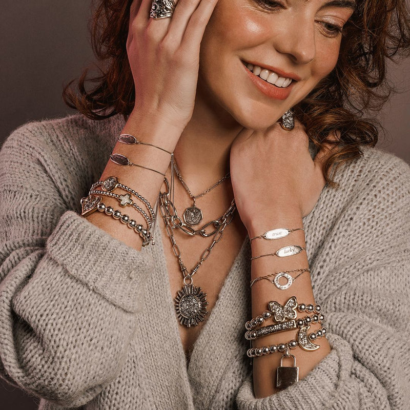 The Power Word Chain Bracelet - Blessed