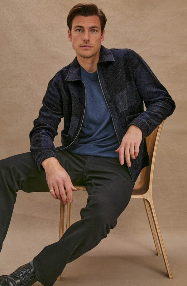 Simon - Black Navy Block