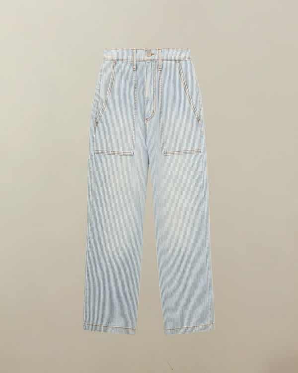 Women’s River Jean in Japanese Railroad Denim - Powder