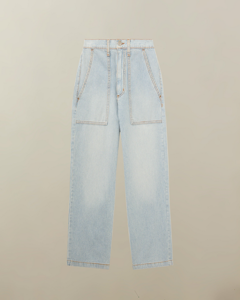 Women’s River Jean in Japanese Railroad Denim - Powder