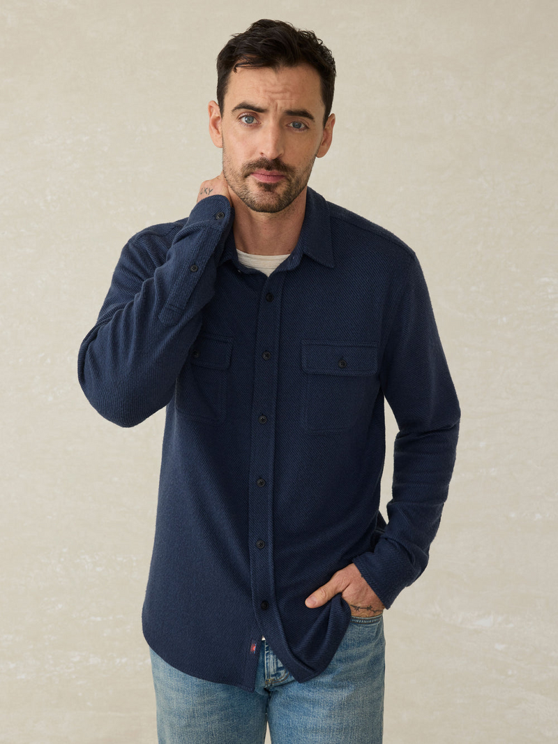 Legend Sweater Shirt - Brighton Navy Twill