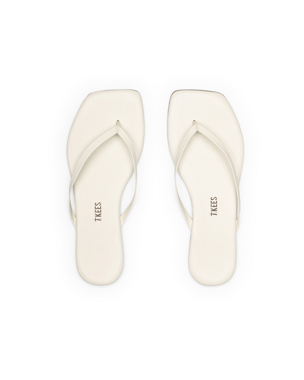 Square Toe Lily Sandal - Cream
