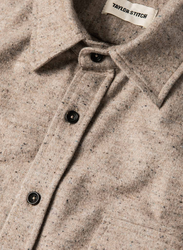 The Yosemite Shirt - Oat Donegal