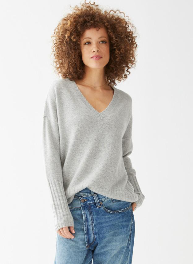 Cashmere Trapeze Cardigan - Maple Brown