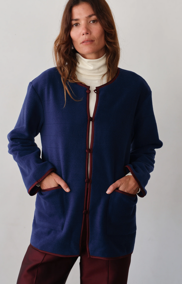 The Polar Fleece Jacket - Navy