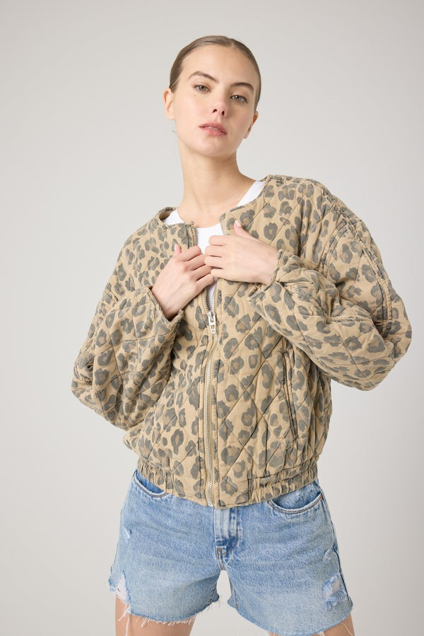 Spot On Jacket - Brown Leopard