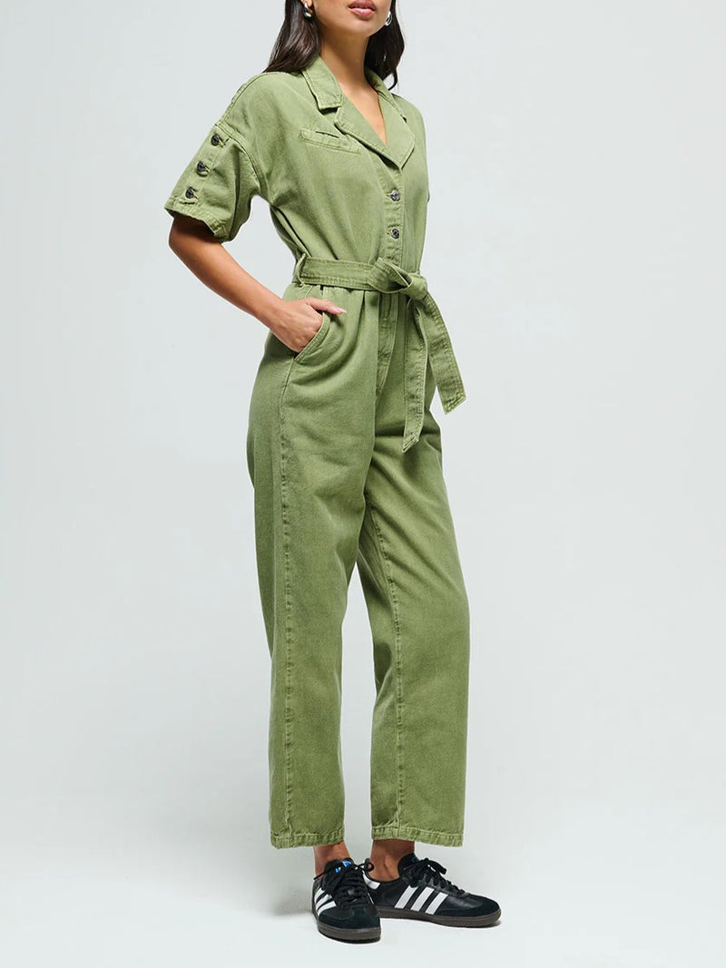 Lena Jumpsuit - Avocado