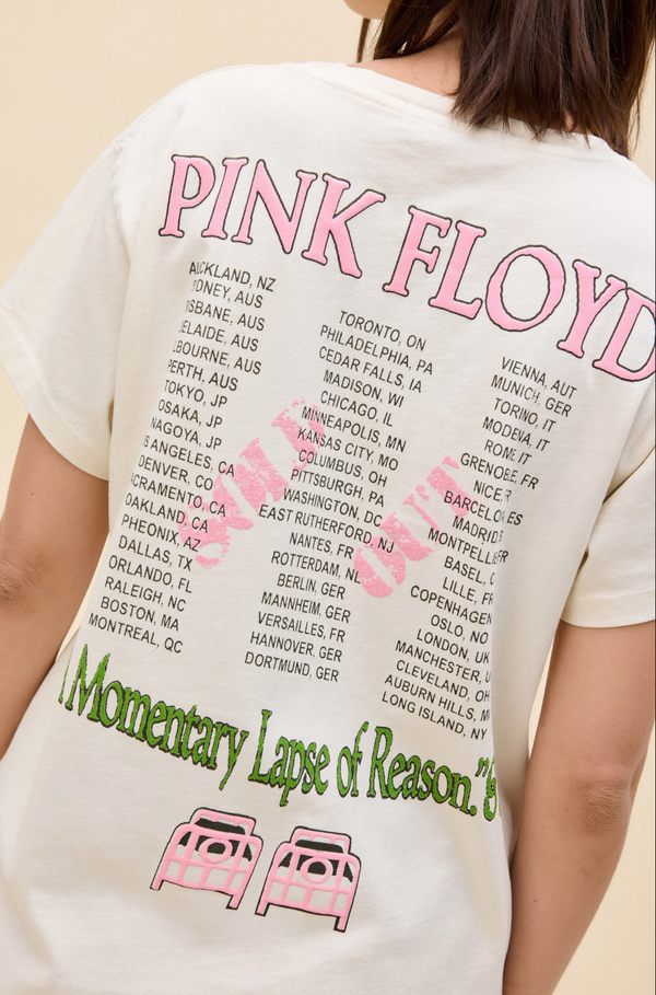 Pink Floyd Momentary Lapse of Reason Tour Tee - Stone Vintage