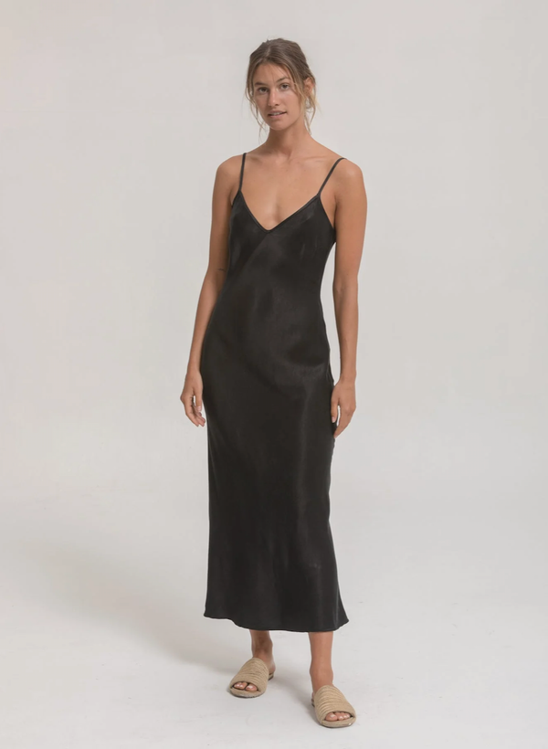 Jones Slip Dress - Black