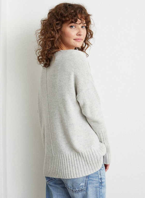Cashmere Textured Henley - Deep Crimson