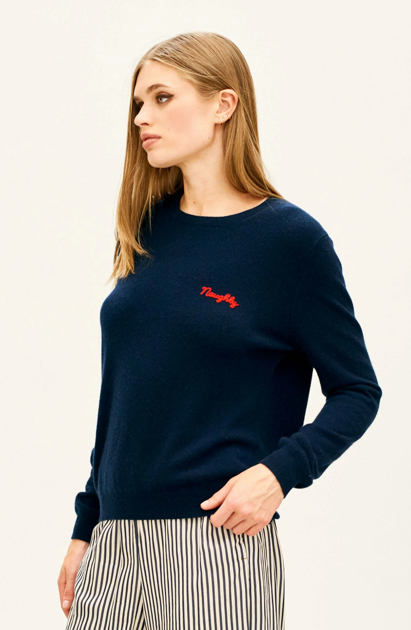 Naughty Crew - Navy Rose