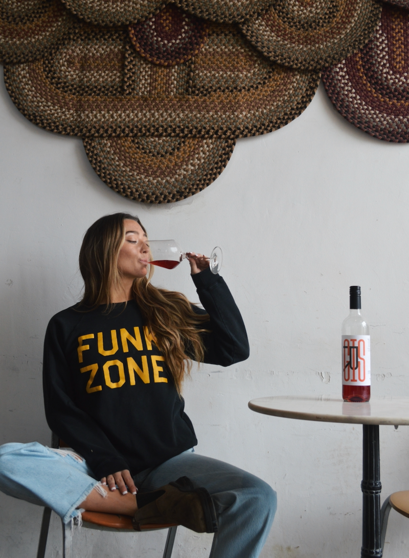 Funk Zone Crewneck Sweater - Vintage Red
