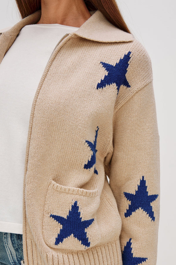 Rhea - Camel Cobalt Stars