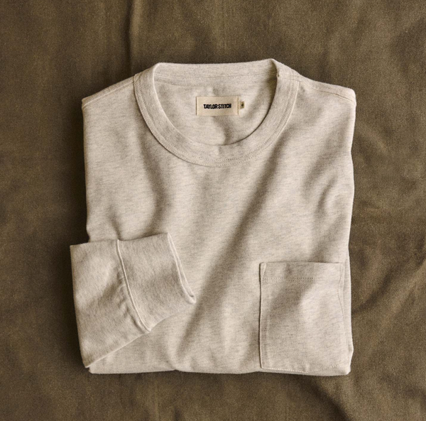 The Long Sleeve Shop Tee - Oat Twist