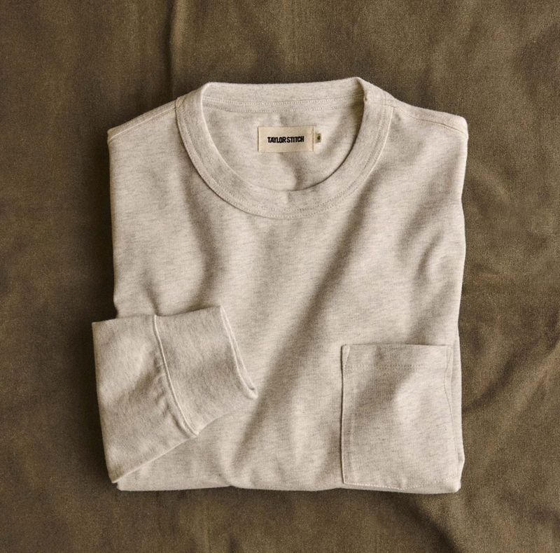 The Long Sleeve Shop Tee - Oat Twist