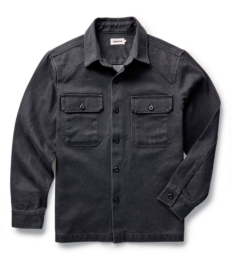 The Shop Shirt - Coal Chipped Canvas