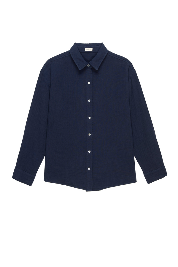 The Bubble Shirt - Navy