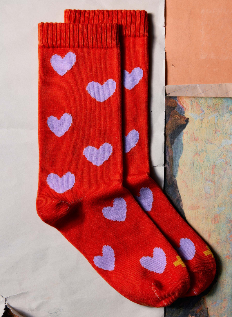 The Heart Sock - Poppy