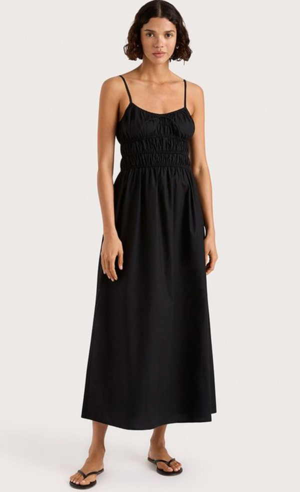 Marianne Midi Dress - Black