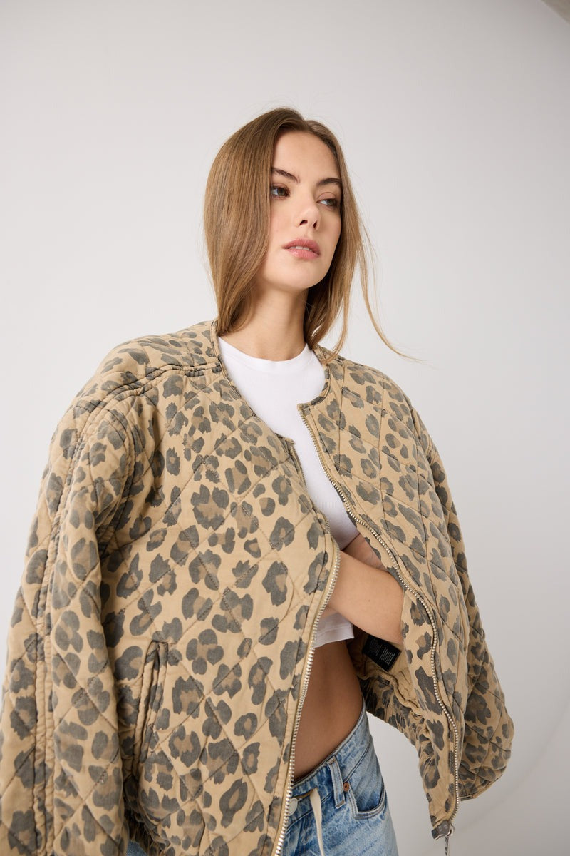 Spot On Jacket - Brown Leopard