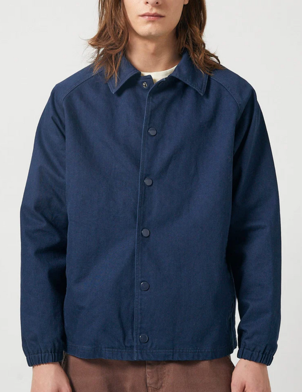 Garment Dyed Coaches Jacket - Navy
