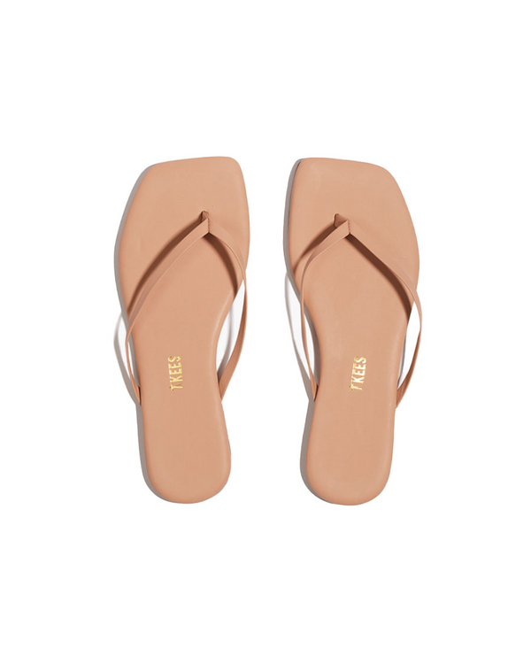 Square Toe Lily Sandal - Nude Beach