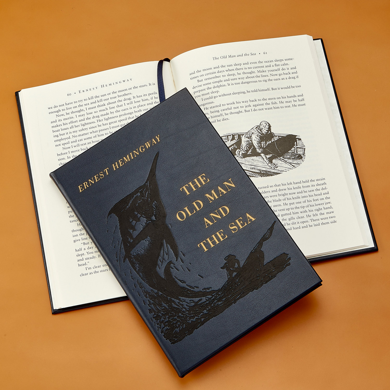 The Old Man And The Sea - Leather Bound Edition