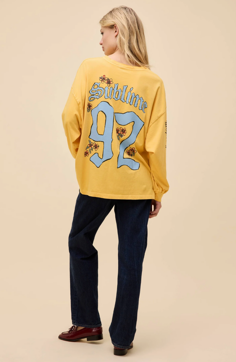 Sublime Freedom ‘92 OS Long Sleeve - Yellow Gold