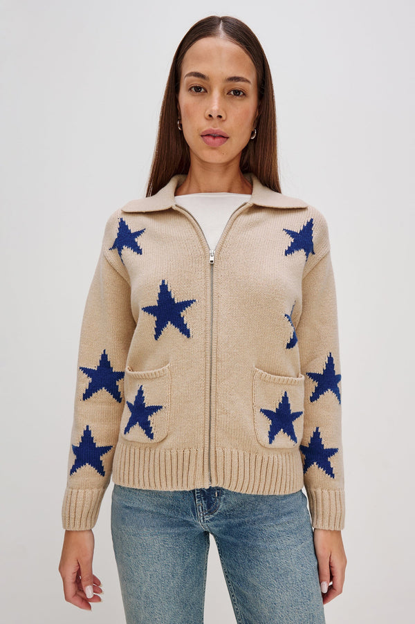 Rhea - Camel Cobalt Stars