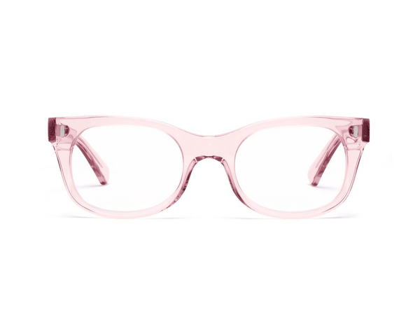 Bixby Reading Glasses - Polished Clear Pink