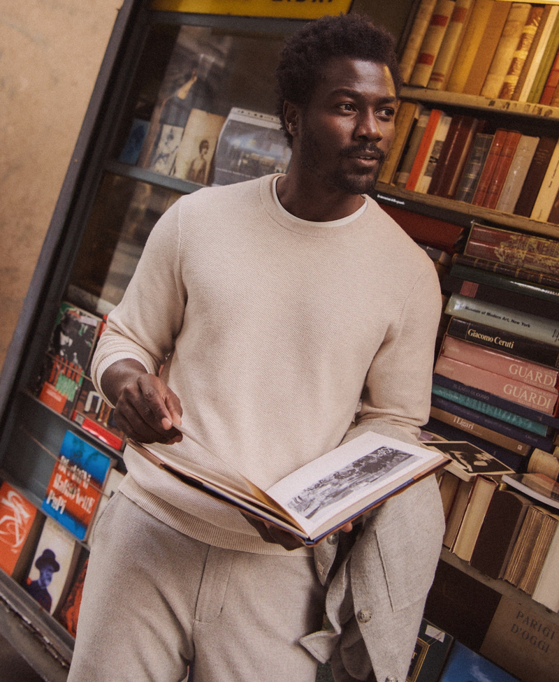 Inverness Crew Sweater - Oatmeal