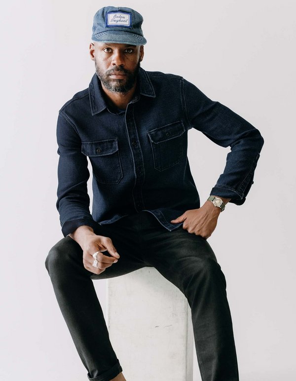 The Division Shirt - Rinsed Indigo