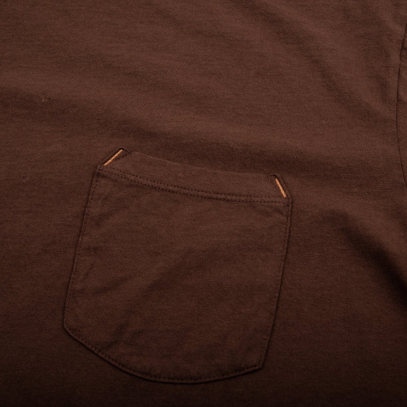 9 Ounce Pocket Tee - Chocolate