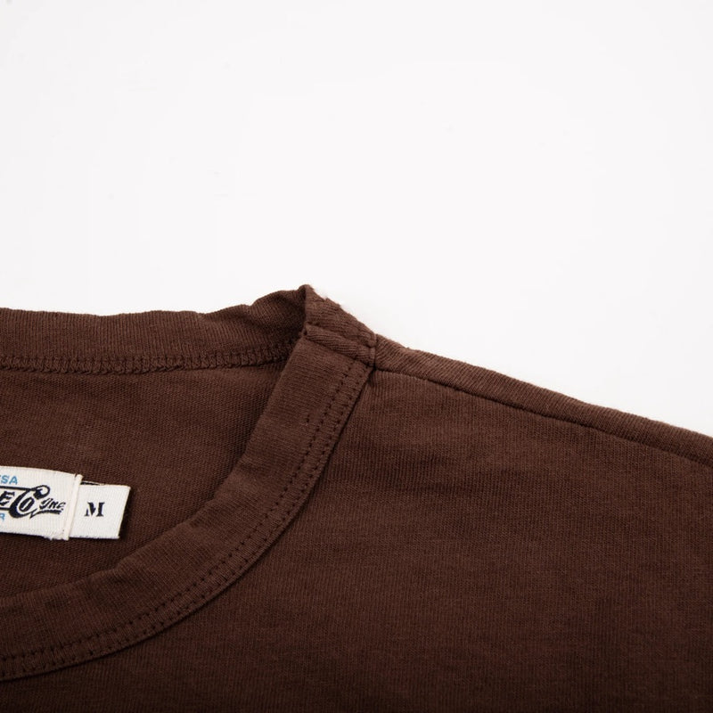 9 Ounce Pocket Tee - Chocolate