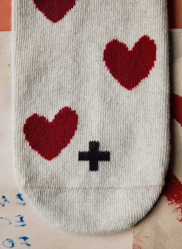 The Heart Sock - Natural