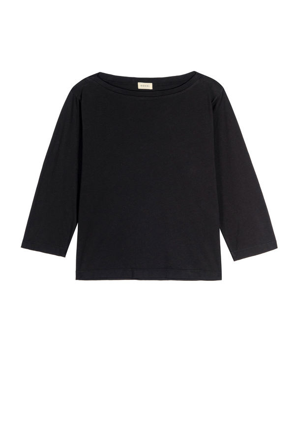 The Jersey Relaxed Boatneck - Jet