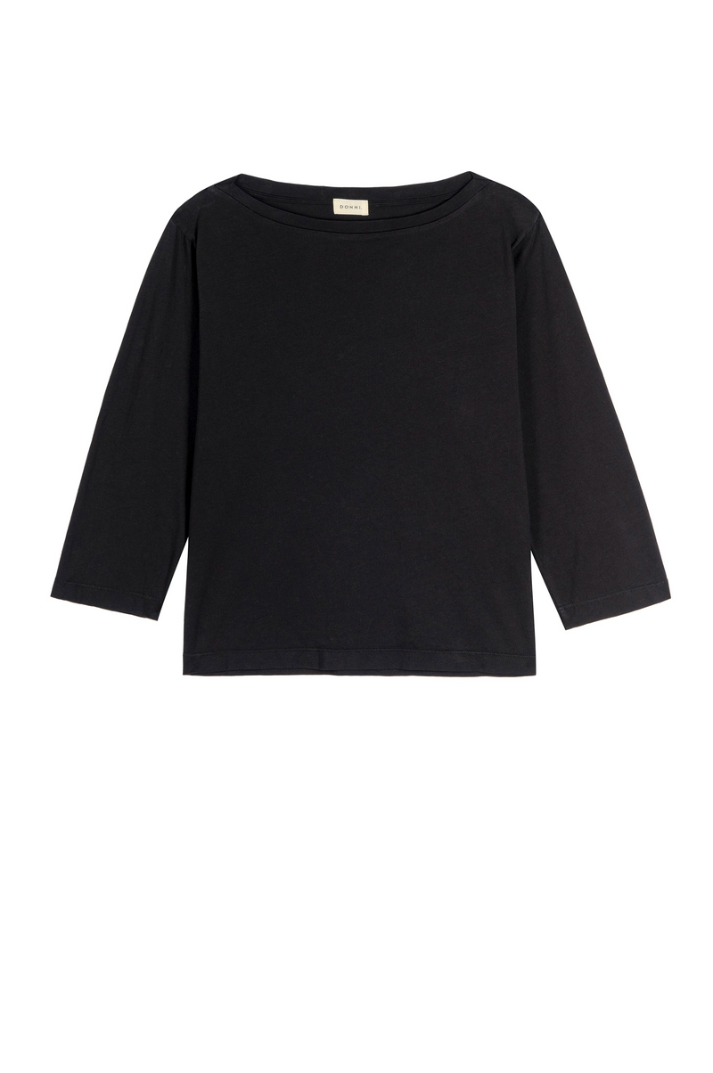 The Jersey Relaxed Boatneck - Jet