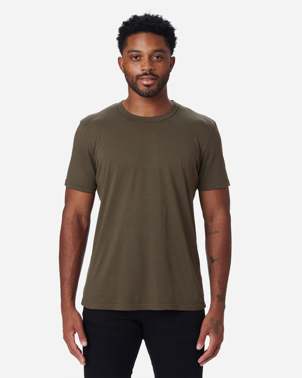 Super Soft “Supima” Cotton Tee - Military Green