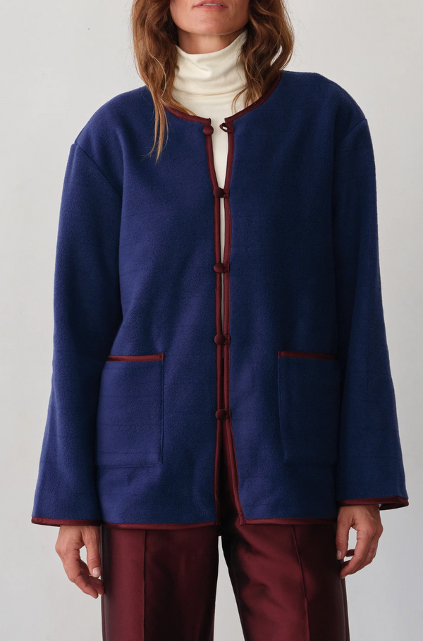 The Polar Fleece Jacket - Navy