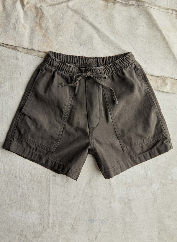 The Canvas Lounge Short - Faded Black