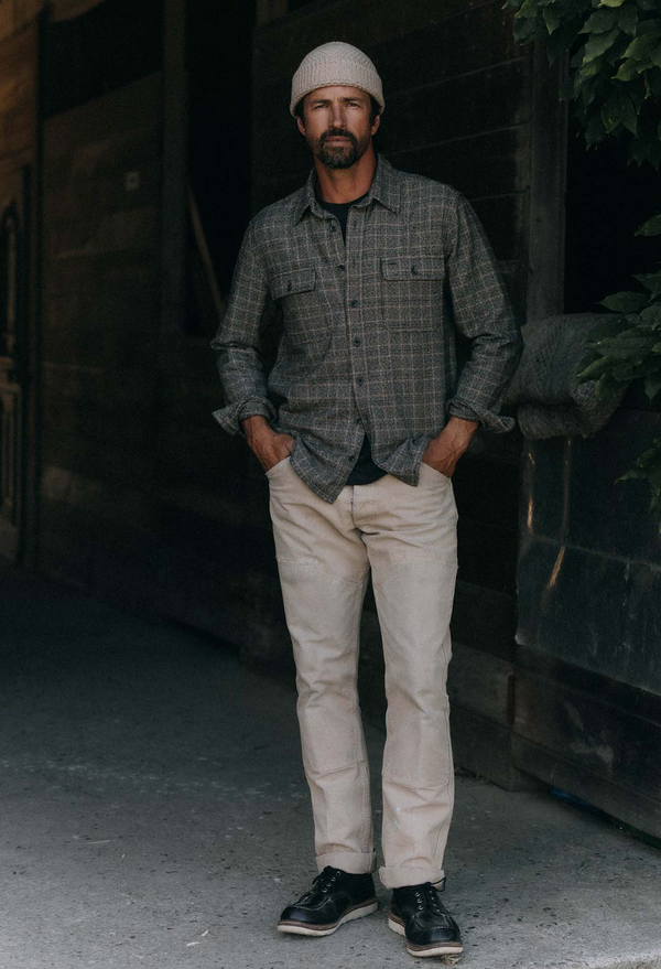 The Ledge Shirt - Coal Plaid