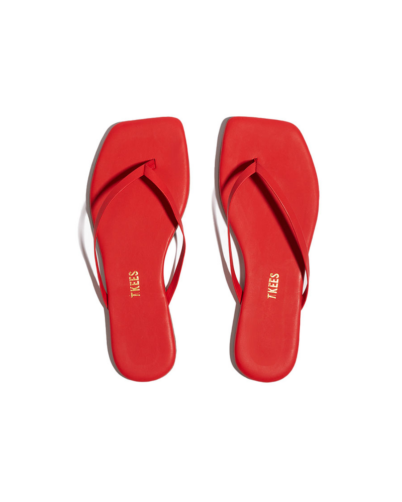 Square Toe Lily Sandal - Red
