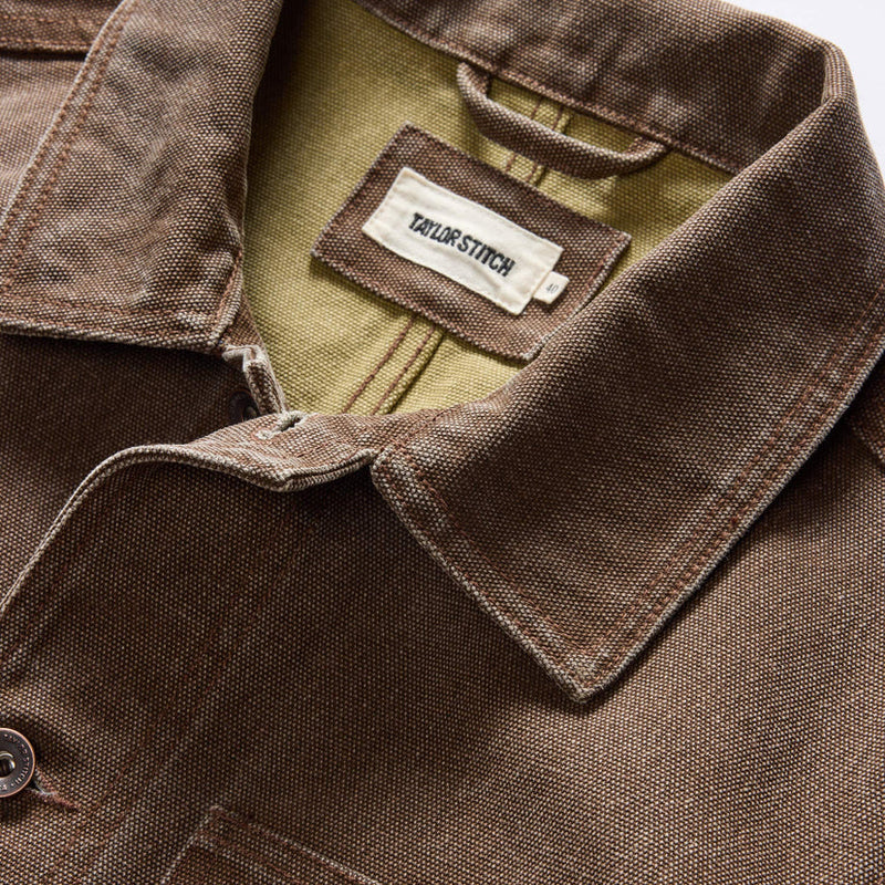 The Longshore Jacket - Aged Penny Chipped Canvas