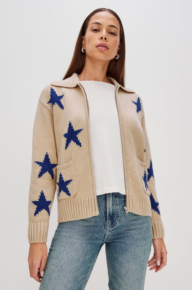 Rhea - Camel Cobalt Stars